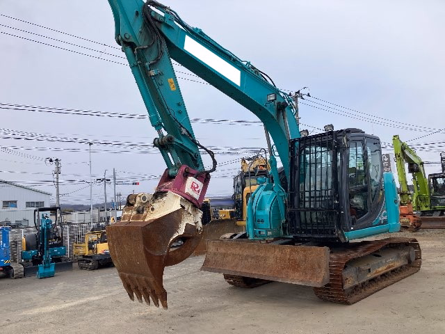 Used Construction Machine Used KOBELCO Forestry excavators Feller Buncher Zaurus Robo SK135SR-5F Photos