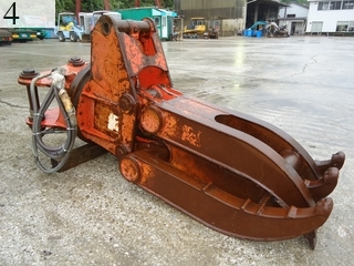 中古建設機械 中古 日立建機 HITACHI フォークグラップル ロータリーフォーク EX120-5Z用フォークグラップル