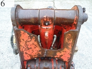 中古建設機械 中古 日立建機 HITACHI フォークグラップル ロータリーフォーク EX120-5Z用フォークグラップル