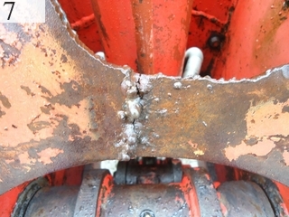中古建設機械 中古 日立建機 HITACHI フォークグラップル ロータリーフォーク EX120-5Z用フォークグラップル
