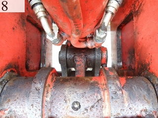 中古建設機械 中古 日立建機 HITACHI フォークグラップル ロータリーフォーク EX120-5Z用フォークグラップル