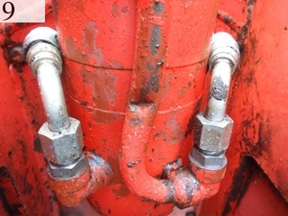 中古建設機械 中古 日立建機 HITACHI フォークグラップル ロータリーフォーク EX120-5Z用フォークグラップル