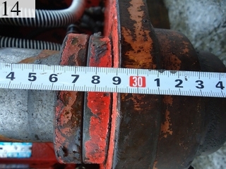 中古建設機械 中古 日立建機 HITACHI フォークグラップル ロータリーフォーク EX120-5Z用フォークグラップル