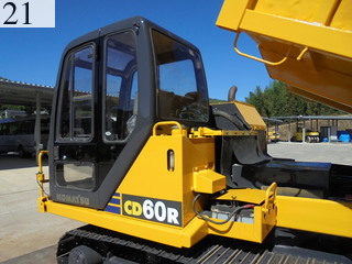 中古建設機械 中古 コマツ KOMATSU クローラ・キャリア クルクルキャリア・全旋回キャリアダンプ CD60R-1