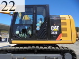 Used Construction Machine Used CAT CAT Excavator 0.4-0.5m3 312E-2