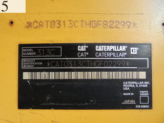 Used Construction Machine Used CAT CAT Excavator 0.4-0.5m3 313CCR