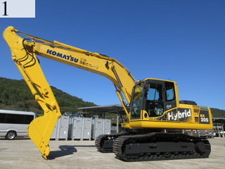 中古建設機械 中古 コマツ KOMATSU 油圧ショベル・バックホー ０．７－０．９立米 HB205-1