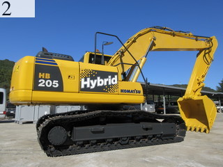 中古建設機械 中古 コマツ KOMATSU 油圧ショベル・バックホー ０．７－０．９立米 HB205-1