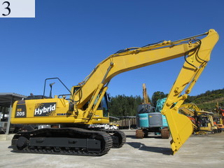 中古建設機械 中古 コマツ KOMATSU 油圧ショベル・バックホー ０．７－０．９立米 HB205-1