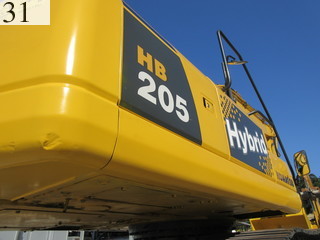 中古建設機械 中古 コマツ KOMATSU 油圧ショベル・バックホー ０．７－０．９立米 HB205-1