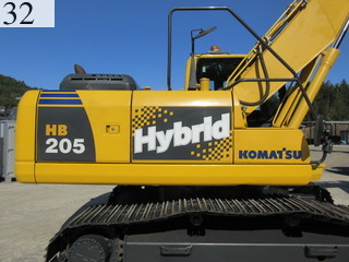 中古建設機械 中古 コマツ KOMATSU 油圧ショベル・バックホー ０．７－０．９立米 HB205-1