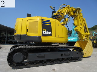 中古建設機械 中古 コマツ KOMATSU 解体機 ショートリーチ・トンネル用 PC138US-8