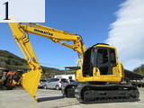 中古建設機械 中古 コマツ KOMATSU 解体機 ロングフロント・ハイリフト PC138US-8