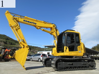 中古建設機械 中古 コマツ KOMATSU 解体機 ロングフロント・ハイリフト PC138US-8