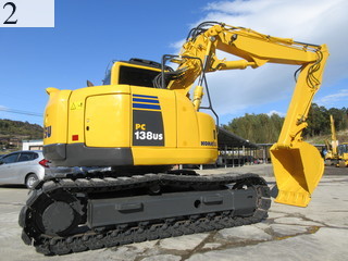 中古建設機械 中古 コマツ KOMATSU 解体機 ロングフロント・ハイリフト PC138US-8