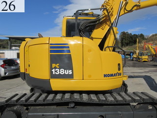 中古建設機械 中古 コマツ KOMATSU 解体機 ロングフロント・ハイリフト PC138US-8
