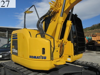 中古建設機械 中古 コマツ KOMATSU 解体機 ロングフロント・ハイリフト PC138US-8
