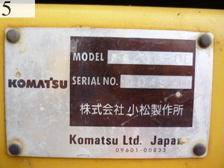 Used Construction Machine Used KOMATSU KOMATSU Excavator 0.7-0.9m3 PC200-6E