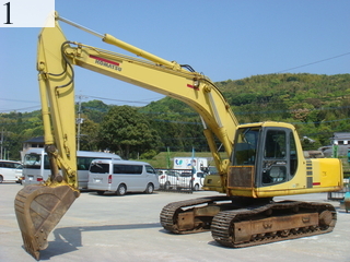 中古建設機械 中古 コマツ KOMATSU 油圧ショベル・バックホー ０．７－０．９立米 PC200-6E