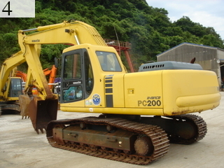Used Construction Machine Used KOMATSU KOMATSU Excavator 0.7-0.9m3 PC200-6ZE