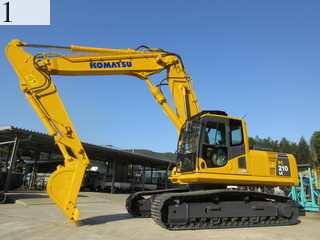 中古建設機械 中古 コマツ KOMATSU 解体機 ロングフロント・ハイリフト PC210LC-8N1