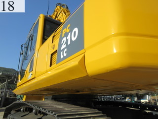 中古建設機械 中古 コマツ KOMATSU 解体機 ロングフロント・ハイリフト PC210LC-8N1