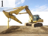 中古建設機械 中古 コマツ KOMATSU 解体機 ロングフロント・ハイリフト PC350LC-7E0