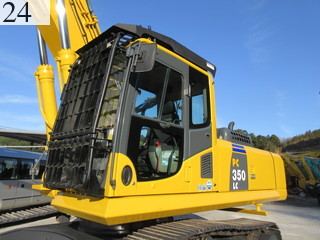 中古建設機械 中古 コマツ KOMATSU 解体機 ロングフロント・ハイリフト PC350LC-8