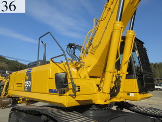 中古建設機械 中古 コマツ KOMATSU 解体機 ロングフロント・ハイリフト PC350LC-8