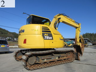 中古建設機械 中古 コマツ KOMATSU 油圧ショベル・バックホー ０．２－０．３立米 PC78US-10