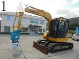 中古建設機械 中古 コマツ KOMATSU 林業機械 グラップル・ウインチ・排土板 PC78US-8