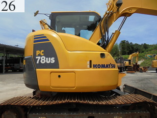 中古建設機械 中古 コマツ KOMATSU 油圧ショベル・バックホー ０．２－０．３立米 PC78US-8