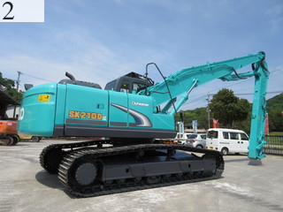 中古建設機械 中古 コベルコ建機 KOBELCO 解体機 ロングフロント・ハイリフト SK210DLC-8