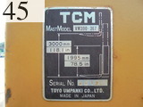 中古建設機械 中古 TCM 東洋運搬機 TCM フォークリフト ディーゼルエンジン FD25Z2