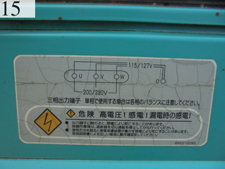 中古建設機械 中古 デンヨー DENYO 発電機  DCA-13ESY
