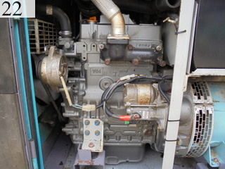 中古建設機械 中古 デンヨー DENYO 発電機  DCA-13ESY