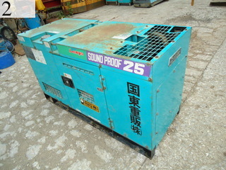 中古建設機械 中古 デンヨー DENYO 発電機  DCA-25SPI-C