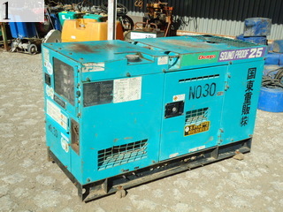 中古建設機械 中古 デンヨー DENYO 発電機  DCA-25SPI-C