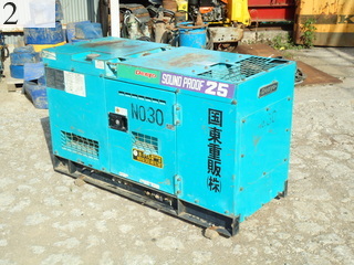 中古建設機械 中古 デンヨー DENYO 発電機  DCA-25SPI-C