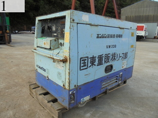 中古建設機械 中古 コマツ KOMATSU 発電機 溶接機 KW230