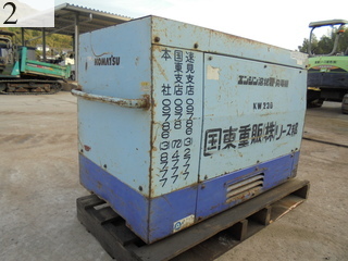 中古建設機械 中古 コマツ KOMATSU 発電機 溶接機 KW230