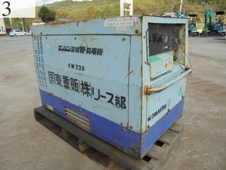 中古建設機械 中古 コマツ KOMATSU 発電機 溶接機 KW230