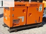 中古建設機械 中古 AIRMAN 北越工業 AIRMAN 発電機  SDG25S