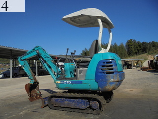 中古建設機械 中古 クボタ KUBOTA 油圧ショベル・バックホー ０．１立米以下 K-015