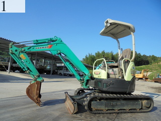 中古建設機械 中古 ヤンマーディーゼル YANMAR 油圧ショベル・バックホー ０．１立米以下 ViO20-3