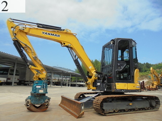 中古建設機械 中古 ヤンマーディーゼル YANMAR 林業機械 グラップル・ウインチ・排土板 ViO55-6
