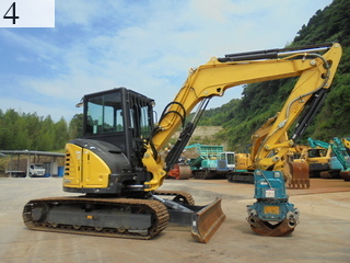 中古建設機械 中古 ヤンマーディーゼル YANMAR 林業機械 グラップル・ウインチ・排土板 ViO55-6