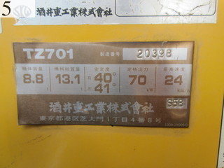 中古建設機械 中古 酒井重工業 SAKAI ローラー タイヤローラー TZ701