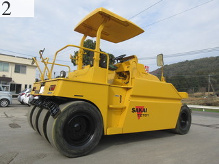 中古建設機械 中古 酒井重工業 SAKAI ローラー タイヤローラー TZ701