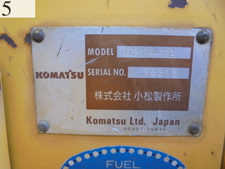 Used Construction Machine Used KOMATSU KOMATSU Bulldozer  D21P-7E